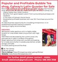 POPULAR AND PROFITABLE BUBBLE TEA SHOP, GALWAY'S LATIN QUARTER FOR SALE